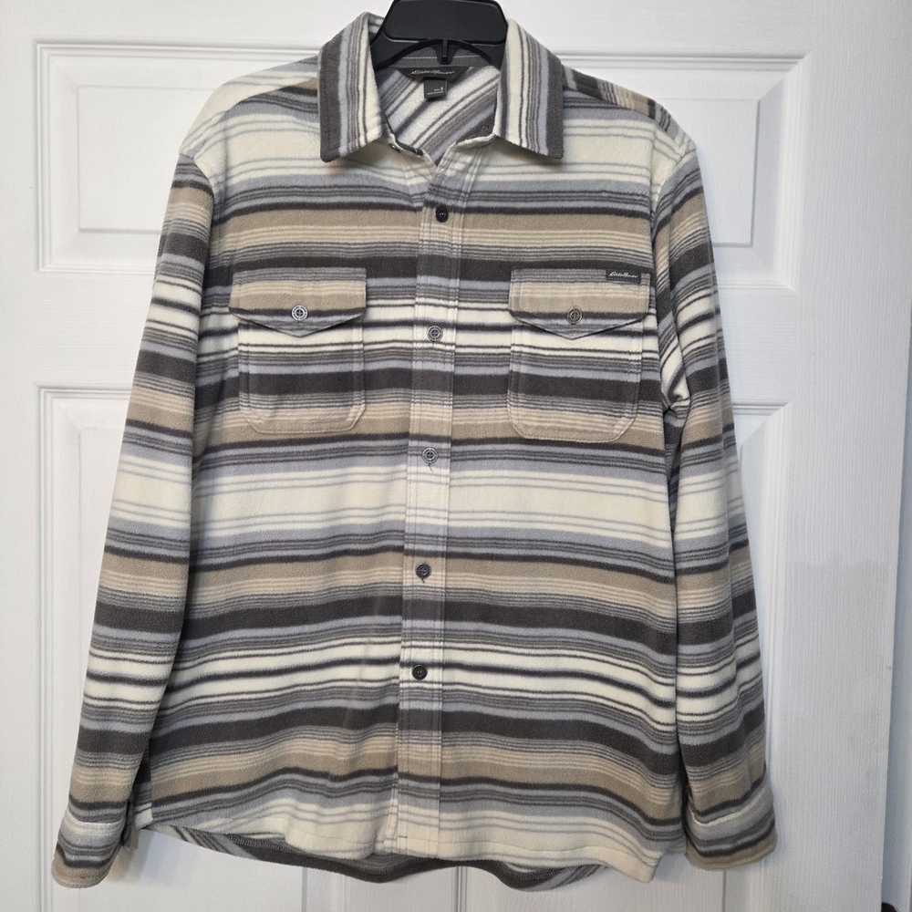 Striped Button-Up Shirt